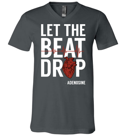 Let The Beat Drop Adenosine V-Neck