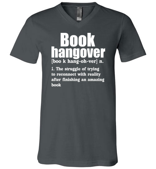 Book Hangover Definition V-Neck