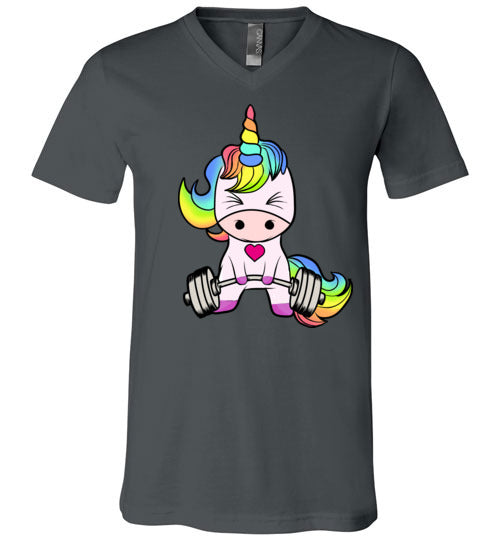 Unicorn Weightlifting Gym V-Neck