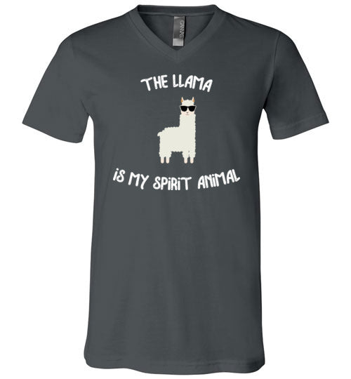 Llama Spirit Animal V-Neck