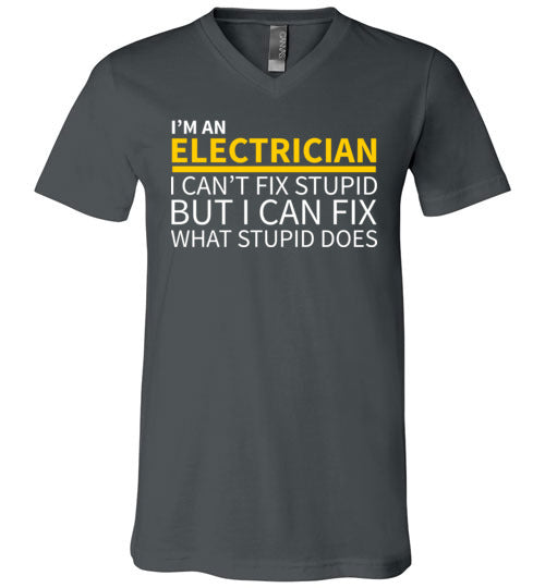Electrician Cant Fix Stupid V-Neck