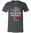 American Grown Serbian Roots V-Neck