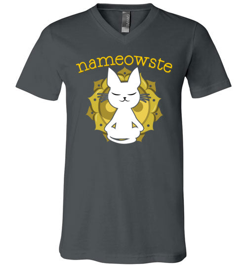 Cat Yoga Nameowste V-Neck