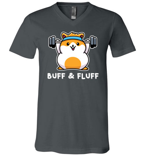 Hamster Buff and Fluff V-Neck