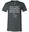 Never Thought Wearing Unicorn Shirt V-Neck