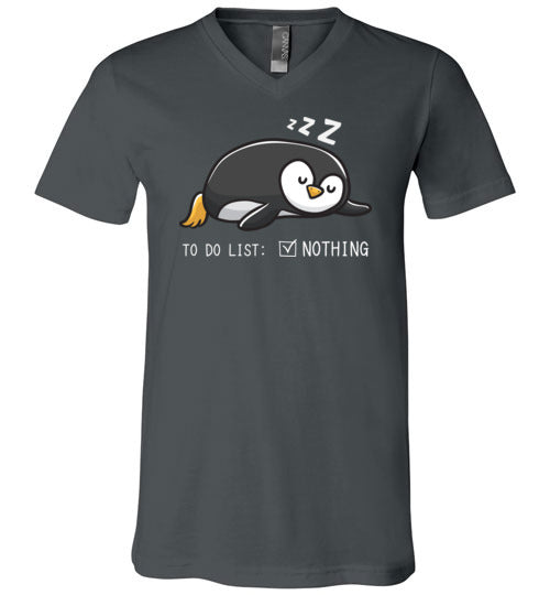 Penguin To Do List V-Neck