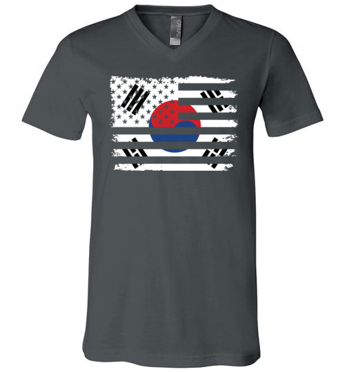 South Korean American Flag V-Neck