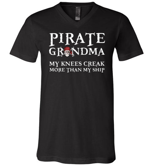 Pirate Grandma V-Neck