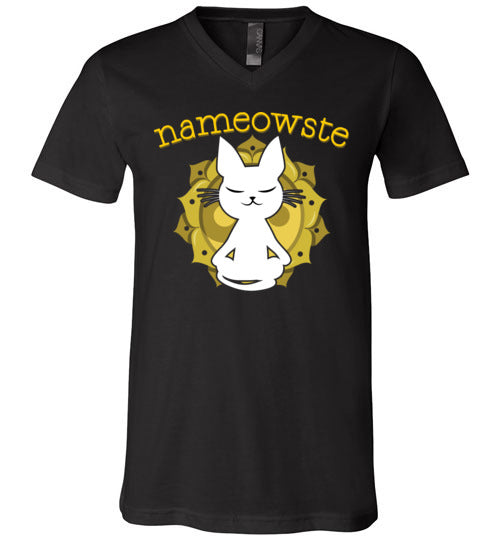 Cat Yoga Nameowste V-Neck