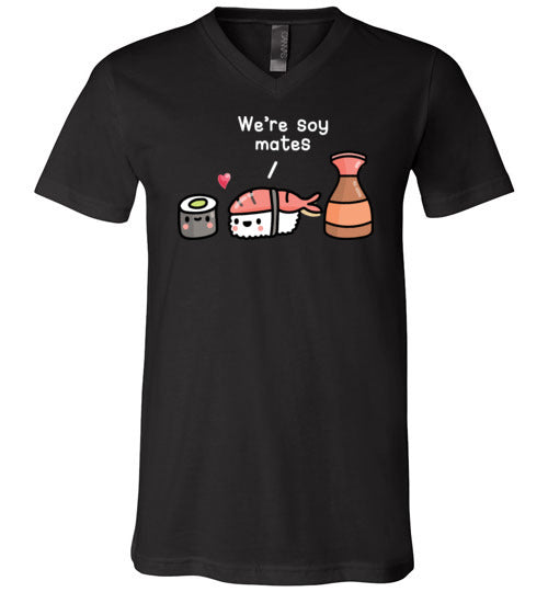 Sushi Were Soy Mates V-Neck
