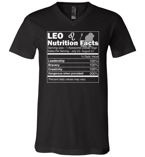 Leo Nutrition Facts V-Neck
