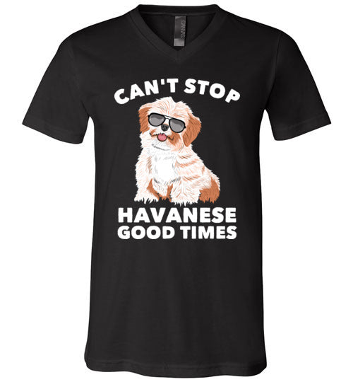 Cant Stop Havanese V-Neck