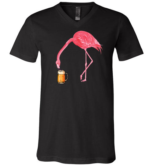 Flamingo Beer V-Neck