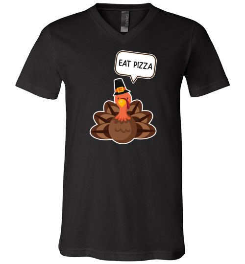 Thanksgiving Eat Pizza V-Neck