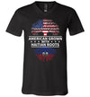 American Grown With Haitian Roots V-Neck