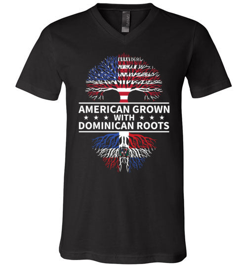 American Grown With Dominican Roots V-Neck
