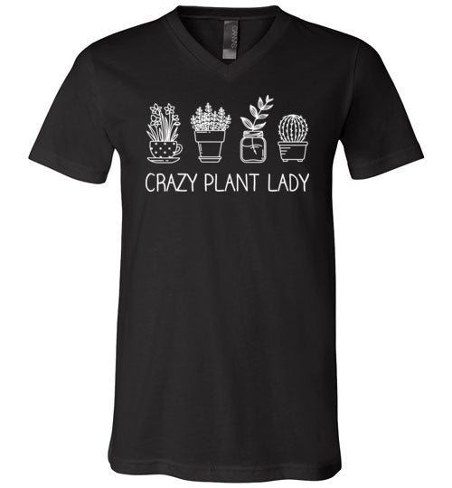 Crazy Plant Lady V-Neck