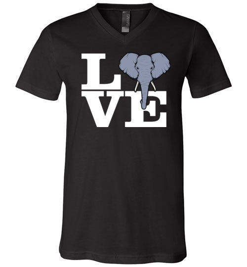 Love Elephants V-Neck