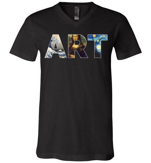 Famous Works of Art V-Neck