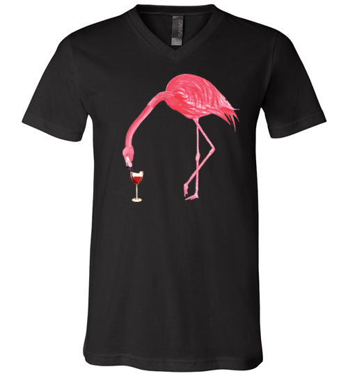 Flamingo Wine V-Neck