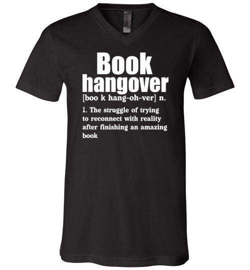 Book Hangover Definition V-Neck