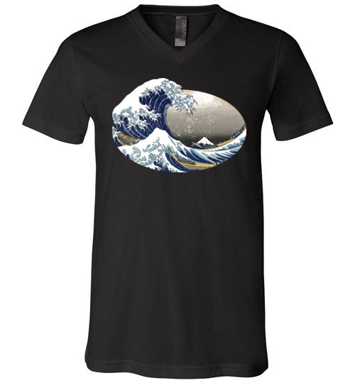 Great Wave off Kanagawa V-Neck