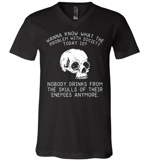 Drink From Skulls V-Neck