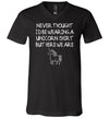 Never Thought Wearing Unicorn Shirt V-Neck