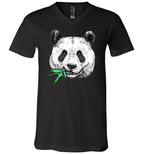 Panda Face V-Neck