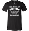 Christian Jogging But Proverbs V-Neck