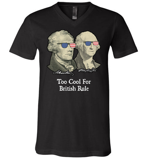 Too Cool For British Rule V-Neck