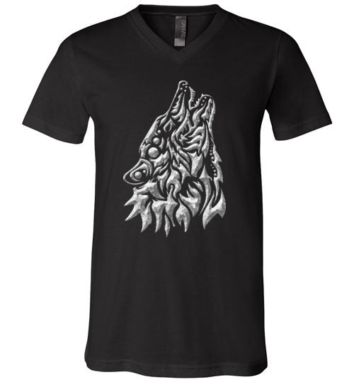 Fenrir Viking Wolf V-Neck