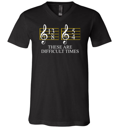 Music These Are Difficult Times V-Neck