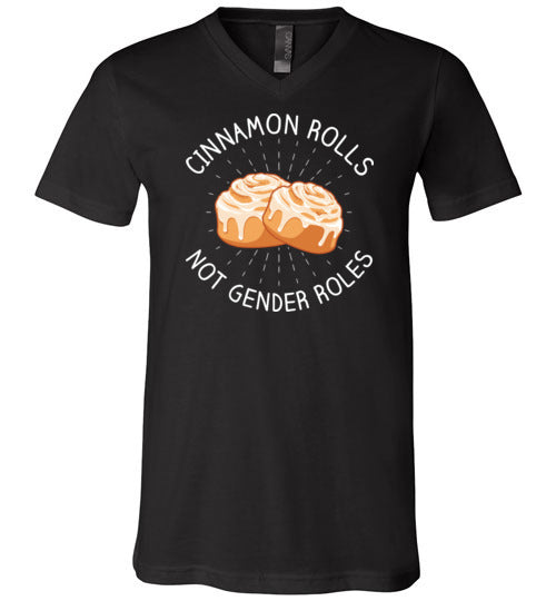 Cinnamon Rolls Not Gender Rolls V-Neck