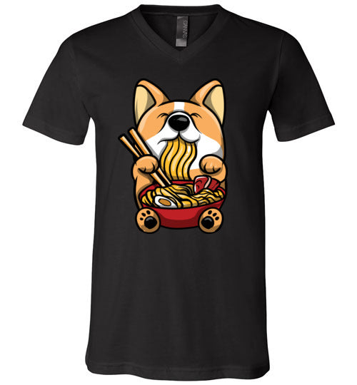 Corgi Ramen V-Neck