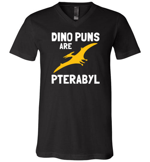 Dino Puns Ptera V-Neck