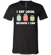 Canning Eat Local V-Neck