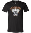 Boxer Dog Sunglasses V-Neck