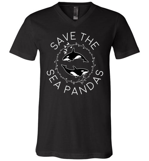 Save The Sea Pandas V-Neck