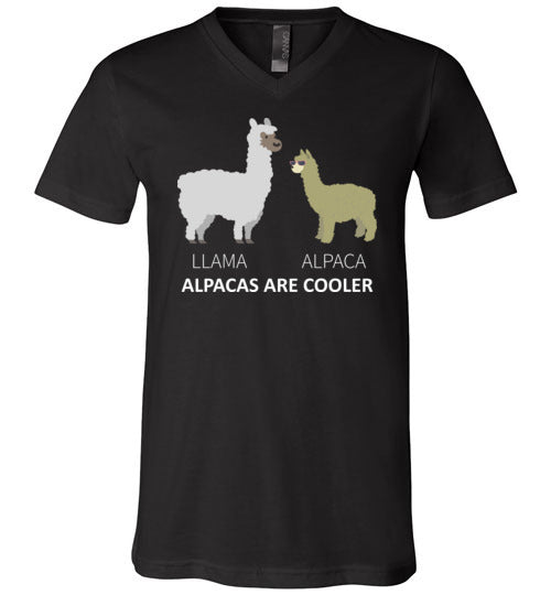 Llama Alpacas Are Cooler V-Neck