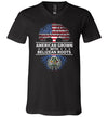 American Grown Belizean Roots V-Neck