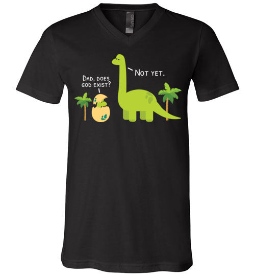 Atheist Dinosaur V-Neck