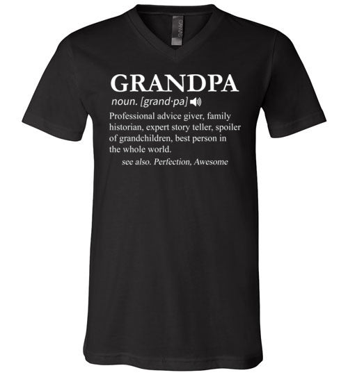 Grandpa Definition V-Neck
