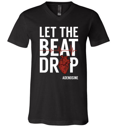 Let The Beat Drop Adenosine V-Neck