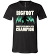 Bigfoot Hide And Seek Champion V-Neck