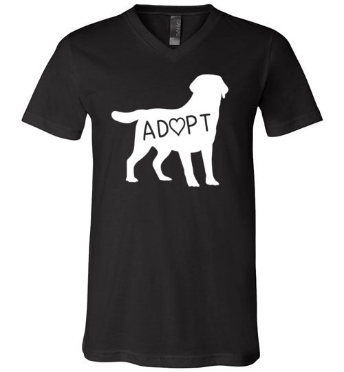 Adopt Dog V-Neck