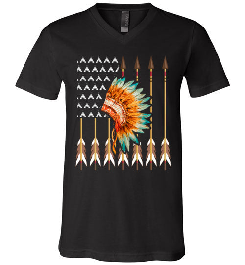 Native American Flag V-Neck