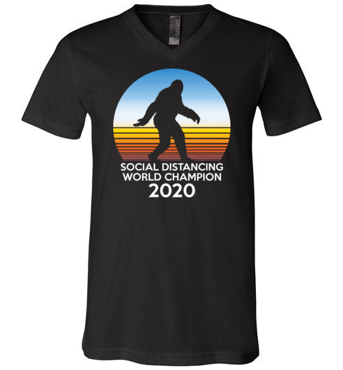 Bigfoot Social Distancing World Champion V-Neck