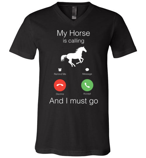 Horse Is Calling V-Neck