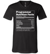 Programmer Nutrition Facts V-Neck